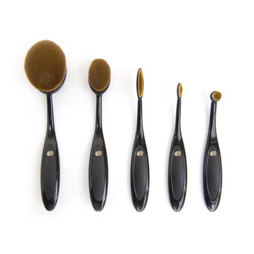 Rio Set De Pinceaux Visage Oval 5 Pieces 