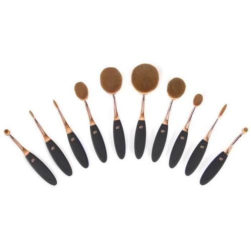 Rio Set De Pinceaux Visage Oval 10 Pieces 