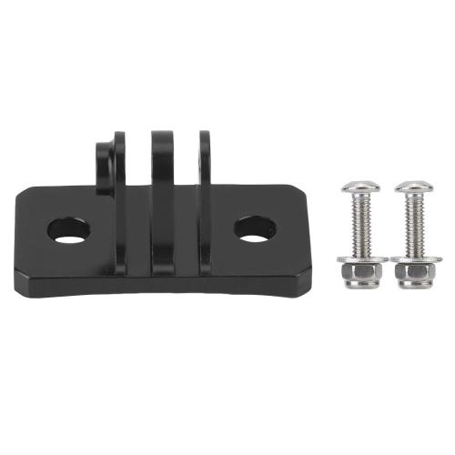 Adaptateur de support de montage fixe pour casque de parachutisme pour caméras d'action Gopro 7 6 5 4 (noir)