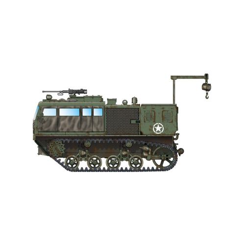 Hobby Boss 1/72 M4 Haute Vitesse Tracteur 155mm/8in/240mm - 82921-Hobby Boss