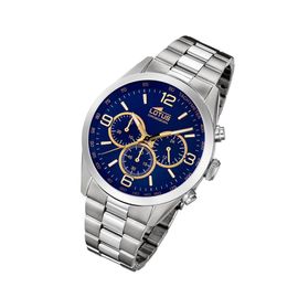Lotus Montre Homme Minimalist Analogique Quartz Acier Inoxydable Argent Ul18152/6
