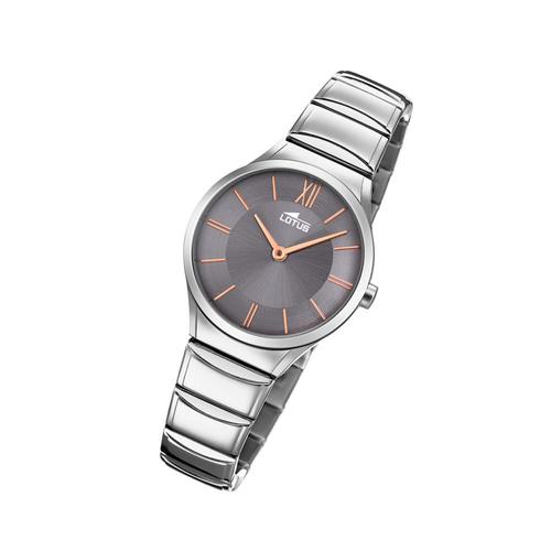 Lotus Montre Femme Minimalist Analogique Quartz Acier Inoxydable Argent Ul18488/2