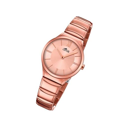 Lotus Montre Femme Minimalist Analogique Quartz Acier Inoxydable Ros? Ul18490/2