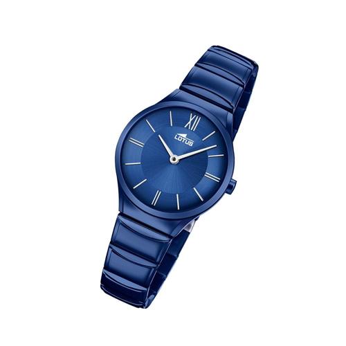 Lotus Montre Femme Minimalist Analogique Quartz Acier Inoxydable Bleu Ul18491/1