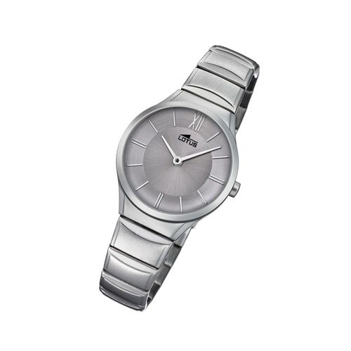 Lotus Montre Femme Minimalist Analogique Quartz Acier Inoxydable Gris Ul18492/1