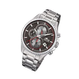 Montre Chronographe Argent Homme Lotus 18526/4 Bracelet Acier Inoxydable Ul18526/4