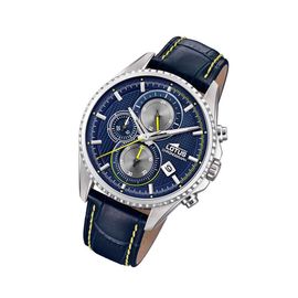 Montre Homme Lotus Chronographe Bleu 18527/3 Bracelet Cuir Ul18527/3