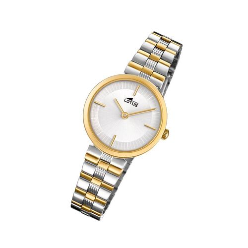 Lotus Montre Femme Bliss Analogique Quartz Acier Inoxydable Argent Or Ul18542/1