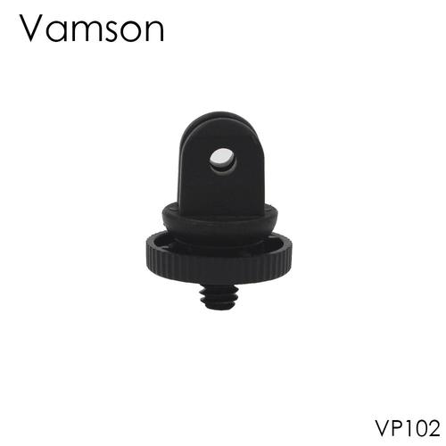 CNYO® Vamson pour Go Pro Accessoires Mini Trépied Vis Mount Adapter Avec 1/4 "vis Manfrotto Pour GoPro Hero 3 + pour Xiaomi pour yi VP102