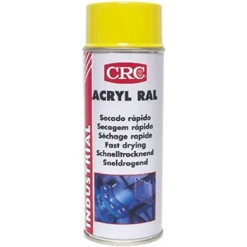 Peinture acrylique CRC Aérosol - Jaune 1003 - 520ml/400ml - 6351 31084