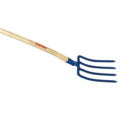 Fourche à bêcher douille 4 dents triangles Pro 30 cm REVEX - Sans manche - 187211