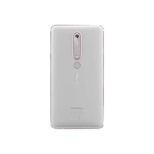 Nokia 6.1 32 Go Double SIM Blanc argenté
