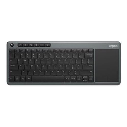 Rapoo - Clavier - avec pavé tactile - sans fil - 2.4 GHz