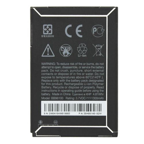 Batterie Origine Neuve Htc 35h00134-09m 35h00140-00m Bas450 Bb96100 Pour 7 Mozart Desire Z
