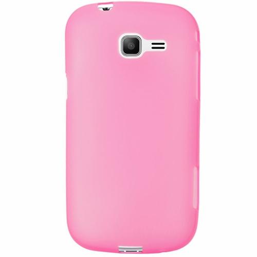 Coque De Protection Mocca Design Gel Frost Rose Pour Samsung Galaxy Trend Lite S7390