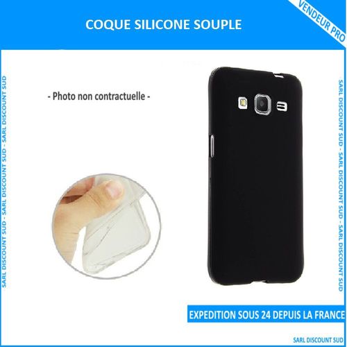 Coque En Silicone Souple Pour Sony Xperia M2 Noire