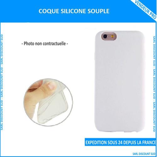 Coque En Silicone Souple Pour Samsung Galaxy S6 Edge Blanche