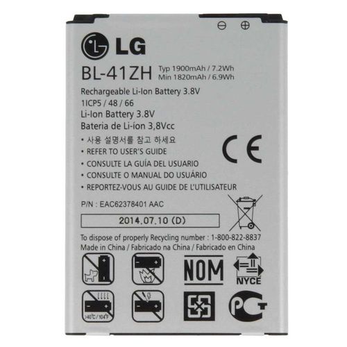 Batterie Origine Neuve Lg Bl-41zh Pour L Fino L50
