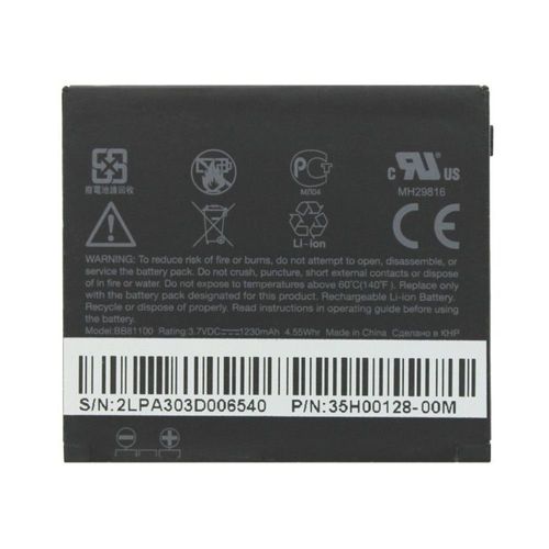 Batterie Origine D'occasion Htc Bas400 Pour Hd2 Leo