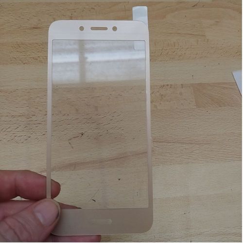 Film Glass En Verre Trempe Pour Honor 6a Gold Finition Carbone Sans Blister