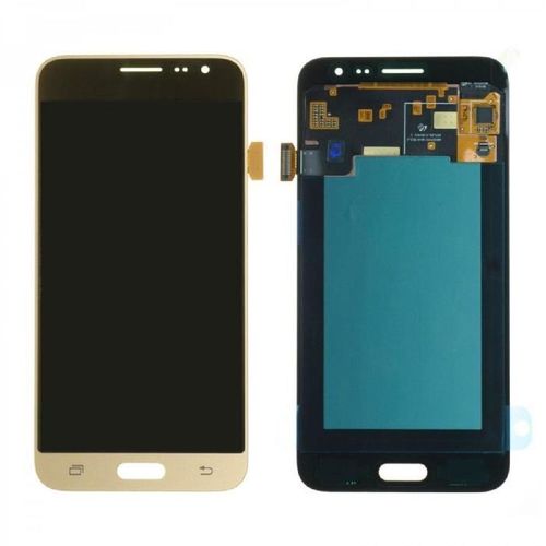 Bloc Lcd Tactile Et Adhesif Pour Samsung J3 2016 J320 Couleur Gold