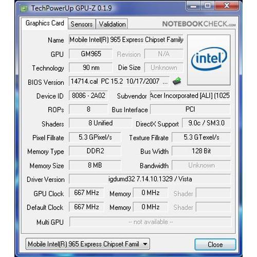 Acer Aspire 2920Z - 12.1" AMD 3000 Series - Ram 2 Go - DD 128 Go