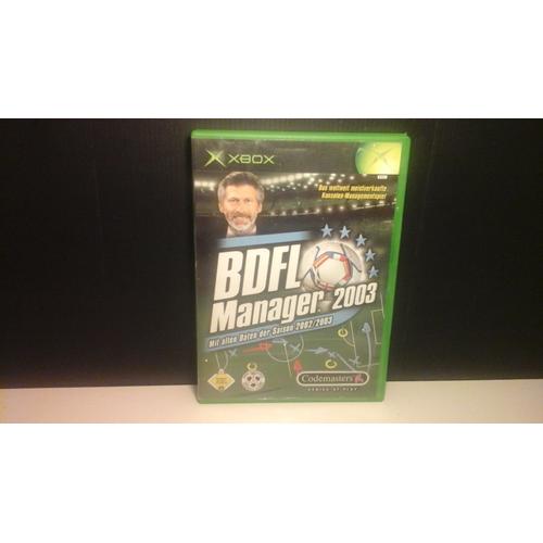 Bdfl Manager Saison 2002 / 2003 - Football Manager Allemand Xbox