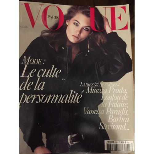 Vogue N*985 Mars 2018 Le Culte De La Personnalité