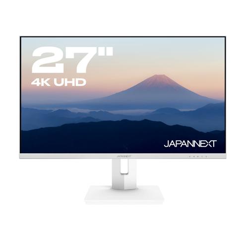 JapanNext JN-IPS27UHDR-C65W-HSP-W | Écran PC Bureautique | 27" | 4K UHD | USB-C (+ charge 65W)