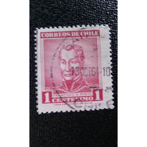 Timbre Chili ( Yt 281 ) 1960 Francisco Antonio Pinto (1785-1858)