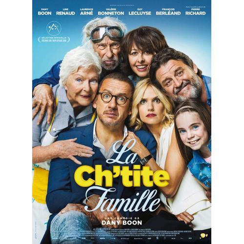 La Ch¿Tite Famille - Affiche Originale De Cinéma - Format 40x60 Cm - Un Film De Dany Boon Avec Laurence Arné, François Berléand, Guy Lecluyse, Line Renaud, Valérie Benneton, Pierre Richard - 2018