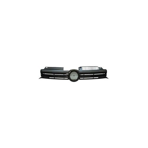 Grille De Calandre Plastique Noire Pour Volkswagen Golf 6 De 2008 À 2012