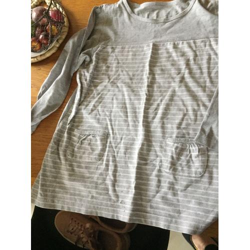 Haut De Pyjama La Redoute Coton 12 Ans Gris