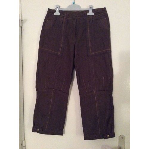 Pantacourt Et Compagnie Couleur Marron Taille 40
