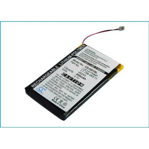 Batterie de rechange pour lecteur MP3 Sony NW-HD1 (800 mAh)