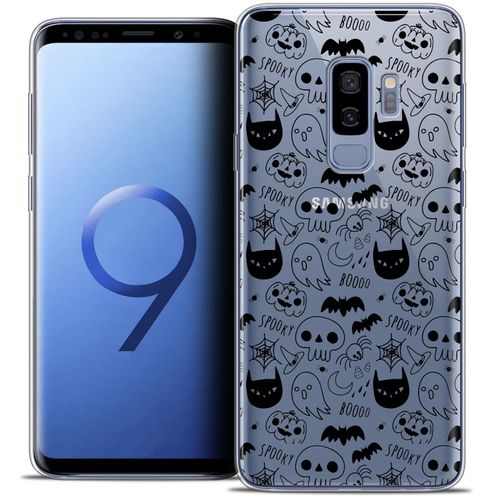 Caseink Caseink Coque Pour Samsung Galaxy S9+ / S9 Plus (6.2 ) Housse Etui [Crystal Gel Hd Collection Halloween Design Spooky - Souple - Ultra Fin - Imprimé En France]