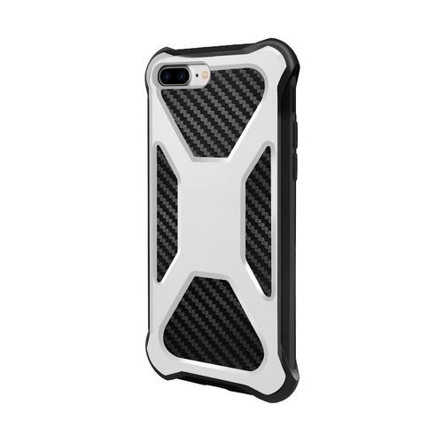 Coque Iphone 7/8 Plus Aspect Carbone Blanc