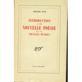 Introduction A La Nouvelle Poesie Et A Une Nouvelle Musique