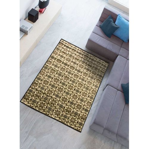 Tapis Chambre Bc Carreau De Ciment Beige 60 X 110 Cm Fabriqué En Europe Tapis De Salon Moderne Design Par Unamourdetapis