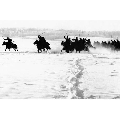 Ww2 - Charge De Cavalerie De La 3° Division De La Garde Soviétique Devant Moscou En 1941