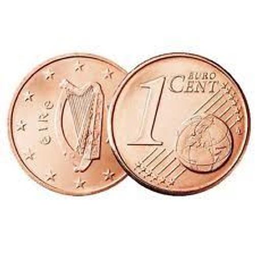 Irlande (Eire) = Pièce De 1 Centime D' Euro De 2008, Euro Cent (Harpe)