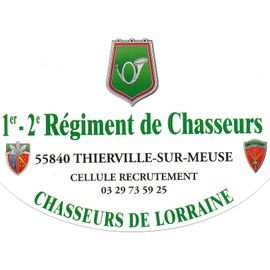 1 Er 2 Ème Rch Régiment De Chasseurs Rc80 Chars Verdun Arme Blindée Cavalerie Autocollant De La Cellule Recrutement 2000