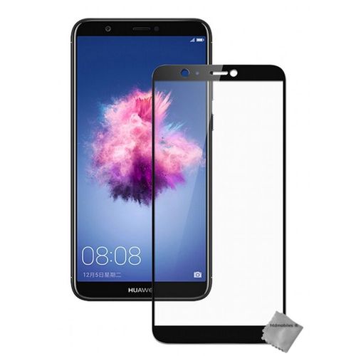 Film De Protection Verre Trempe Incurve Integral Pour Huawei P Smart - Noir