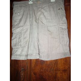 Bermuda Teddy Smith T. 40 Rayé Blanc/ Bleu