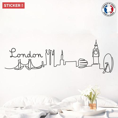 Sticker London Line Art M (Largeur 90cm, Hauteur 28cm)