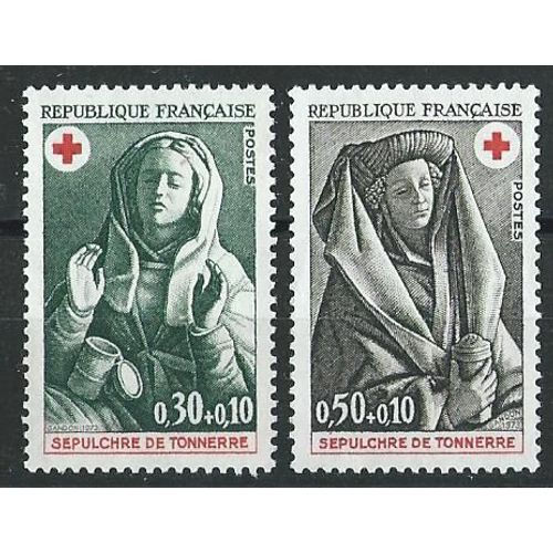 Croix Rouge 1973 Sépulcre De Tonnerre N° 1779 Et 1780