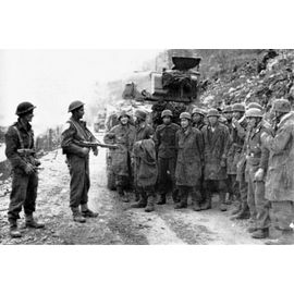 Ww2 - Paras Allemands Prisonniers Des Néo-Zélandais En Crète En Mai 1941