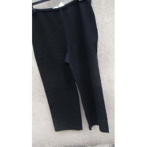 Pantalon Zara Noir Large Fluide T42