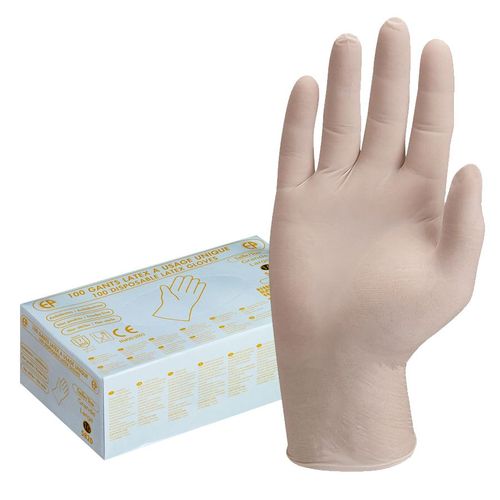 Boîte de 100 gants intérieur non poudré