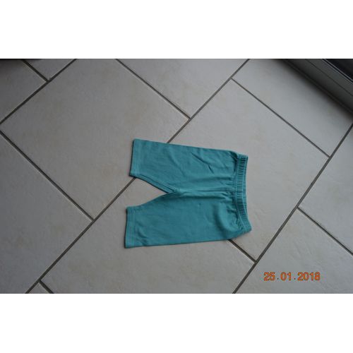 Pantalon In Extenso Legging Court Vert Diabolo Coton 12 Mois Vert
